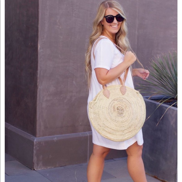 Circle straw bag - Picture 2 of 7